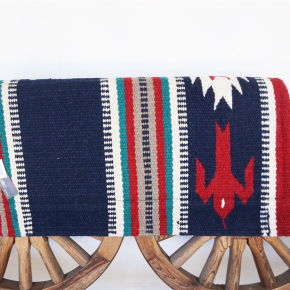 New Aztec Design Wool Saddle Pad EXTRA SHIPPING - Picture 3 of 5
